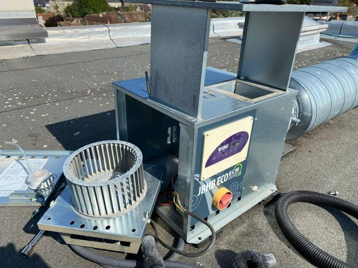 Détection fuite ventilation Manche